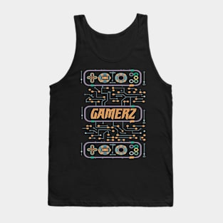 GAMERZ futurustic Digital theme Tank Top